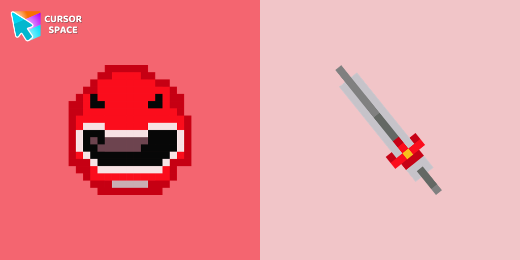 Custom Cursor Red Power Ranger Pixel For Google Chrome
